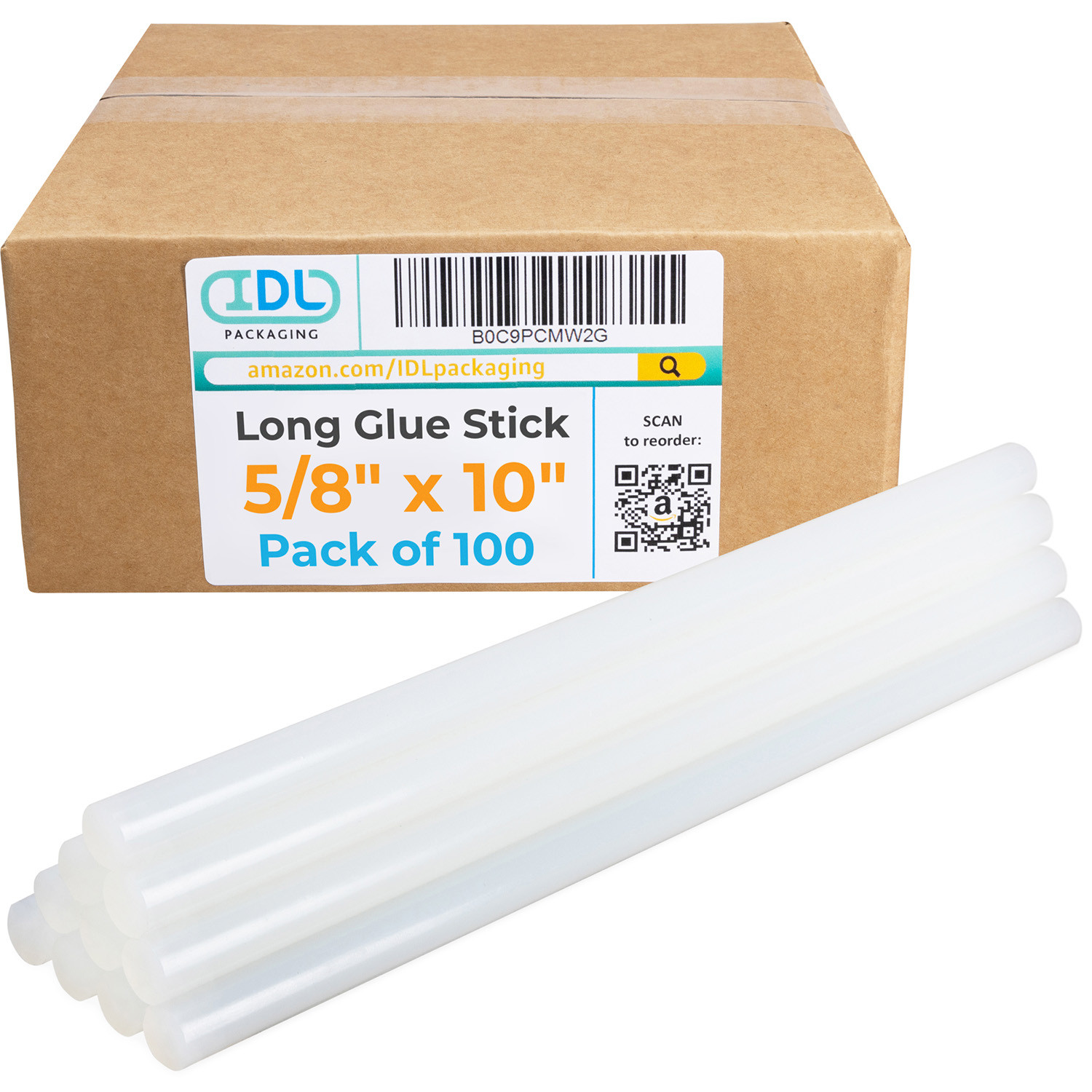 5/8" x 10" General Purpose Hot Glue Sticks for Glue Guns, Clear 5/8" x 10" General Purpose Hot Glue Sticks for Glue Guns, Clear 4